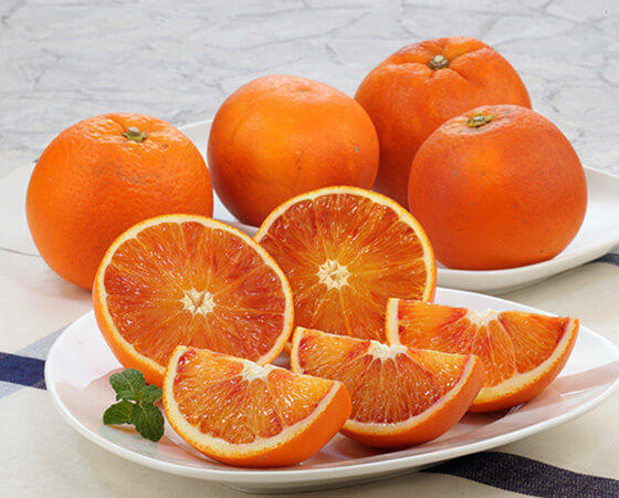 【予約】ブラッドオレンジ(長崎県)　1kg(6～9個)　※お届け期間：3月上旬～中旬